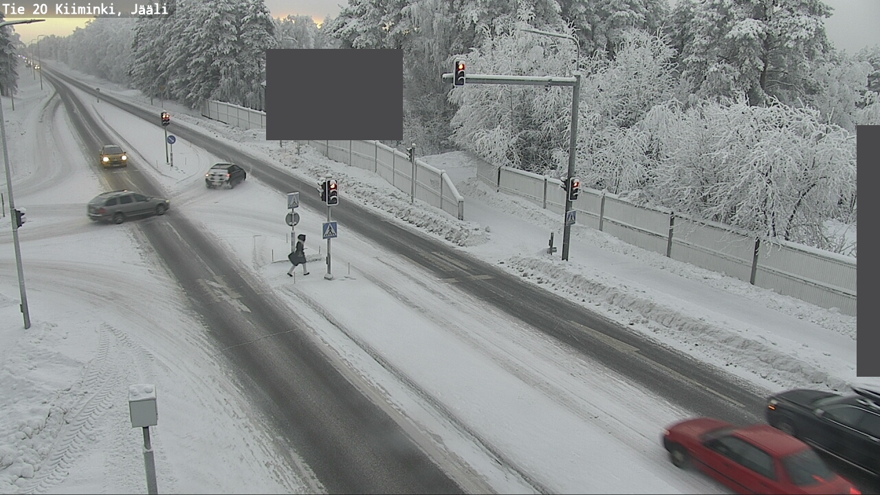 Weather Camera Image Väg 20 Uleåborg Kiiminki, Jääli, Oulu, Pohjois-Pohjanmaa