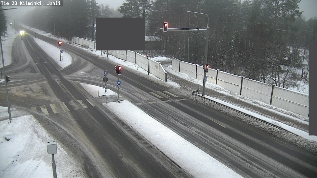Weather Camera Image Road 20 Oulu Kiiminki, Jääli, Oulu, Pohjois-Pohjanmaa