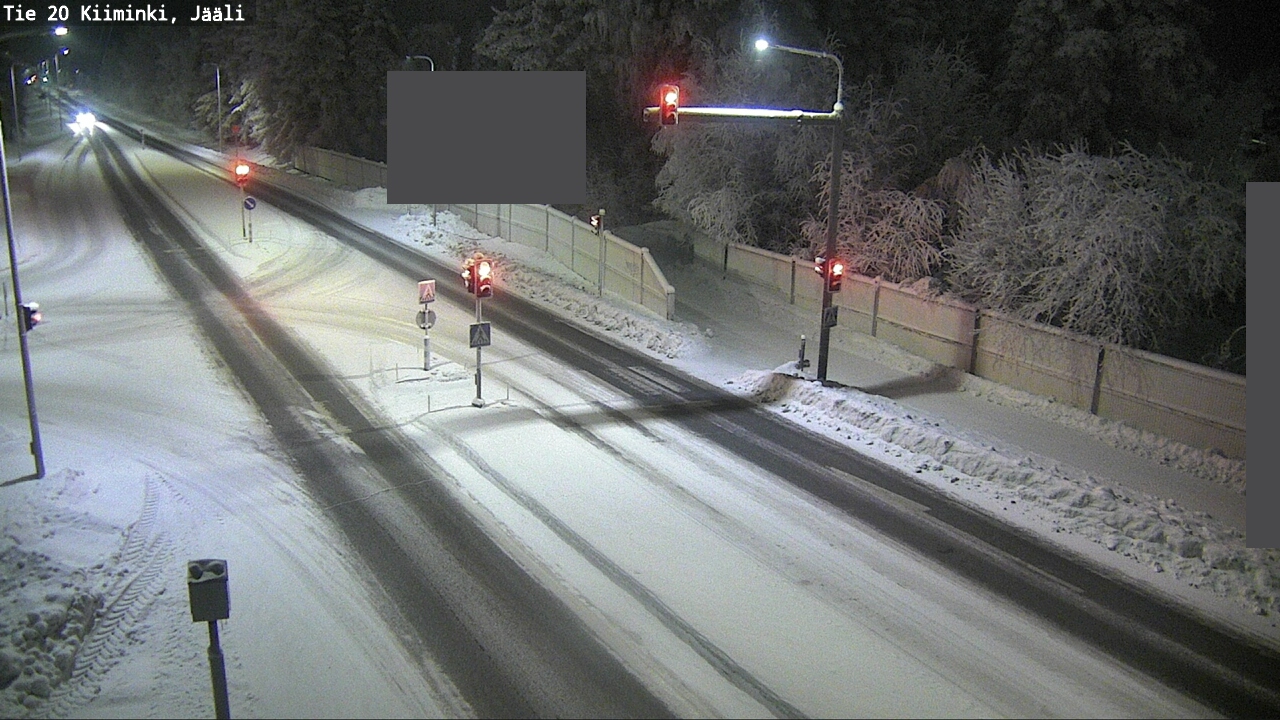 Weather Camera Image Road 20 Oulu Kiiminki, Jääli, Oulu, Pohjois-Pohjanmaa