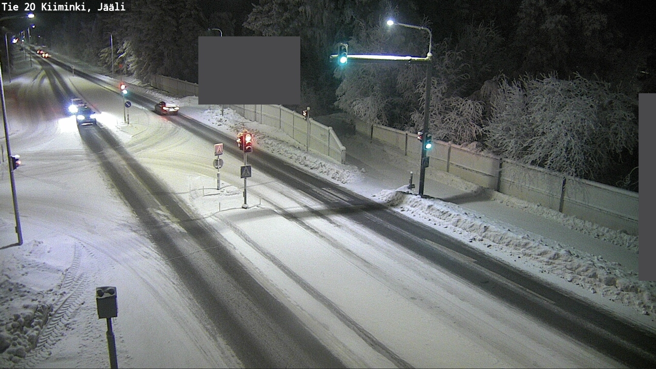Weather Camera Image Väg 20 Uleåborg Kiiminki, Jääli, Oulu, Pohjois-Pohjanmaa