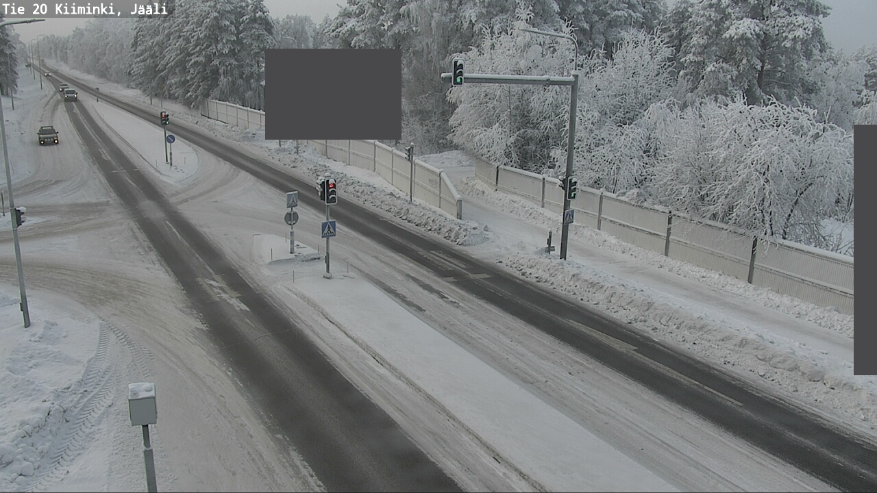Weather Camera Image Väg 20 Uleåborg Kiiminki, Jääli, Oulu, Pohjois-Pohjanmaa
