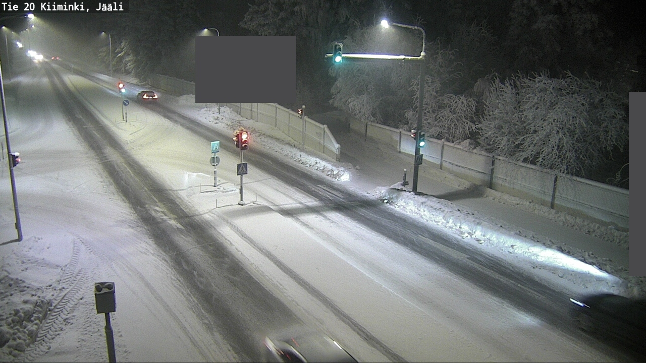 Weather Camera Image Väg 20 Uleåborg Kiiminki, Jääli, Oulu, Pohjois-Pohjanmaa