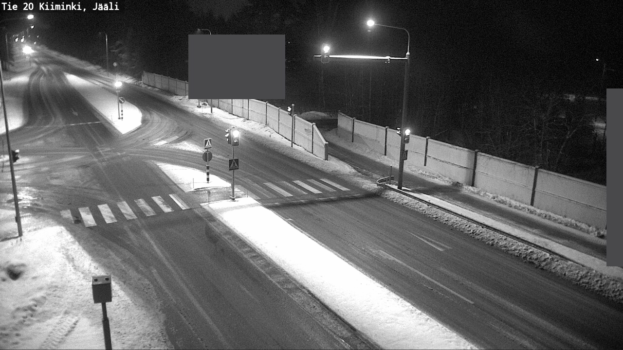 Weather Camera Image Road 20 Oulu Kiiminki, Jääli, Oulu, Pohjois-Pohjanmaa