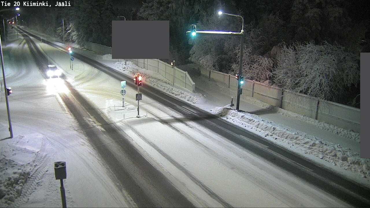 Weather Camera Image Road 20 Oulu Kiiminki, Jääli, Oulu, Pohjois-Pohjanmaa