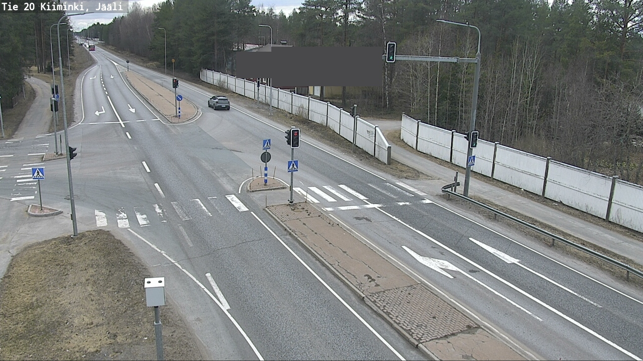 Weather Camera Image Road 20 Oulu Kiiminki, Jääli, Oulu, Pohjois-Pohjanmaa