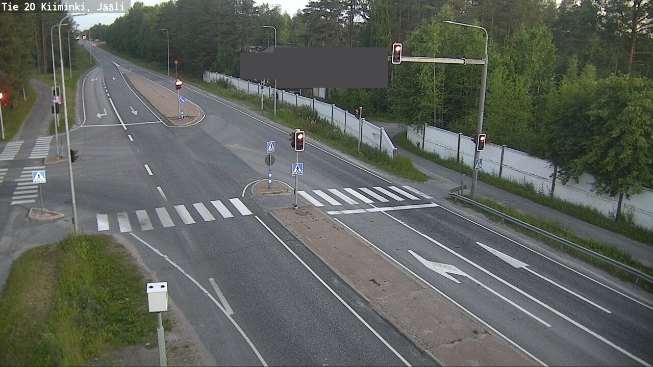 Weather Camera Image Road 20 Oulu Kiiminki, Jääli, Oulu, Pohjois-Pohjanmaa