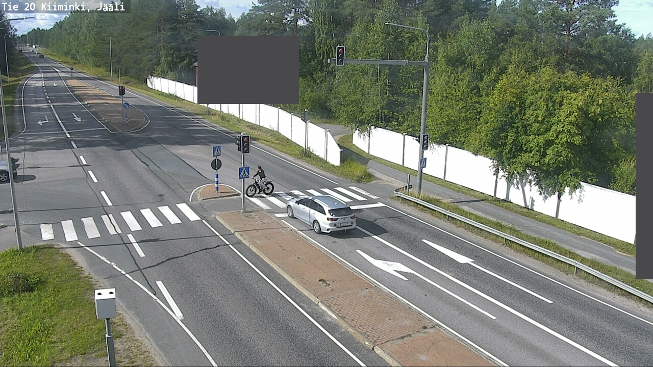 Weather Camera Image Väg 20 Uleåborg Kiiminki, Jääli, Oulu, Pohjois-Pohjanmaa