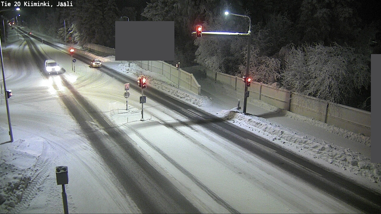 Weather Camera Image Väg 20 Uleåborg Kiiminki, Jääli, Oulu, Pohjois-Pohjanmaa