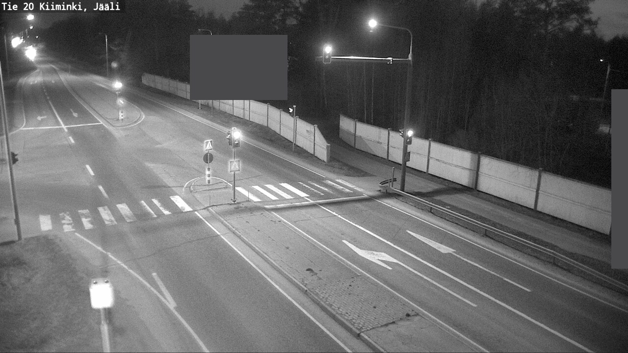 Weather Camera Image Road 20 Oulu Kiiminki, Jääli, Oulu, Pohjois-Pohjanmaa
