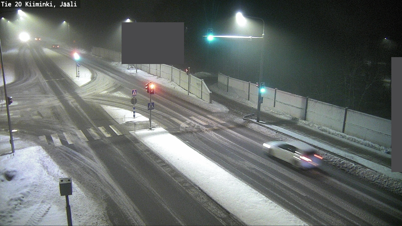 Weather Camera Image Road 20 Oulu Kiiminki, Jääli, Oulu, Pohjois-Pohjanmaa