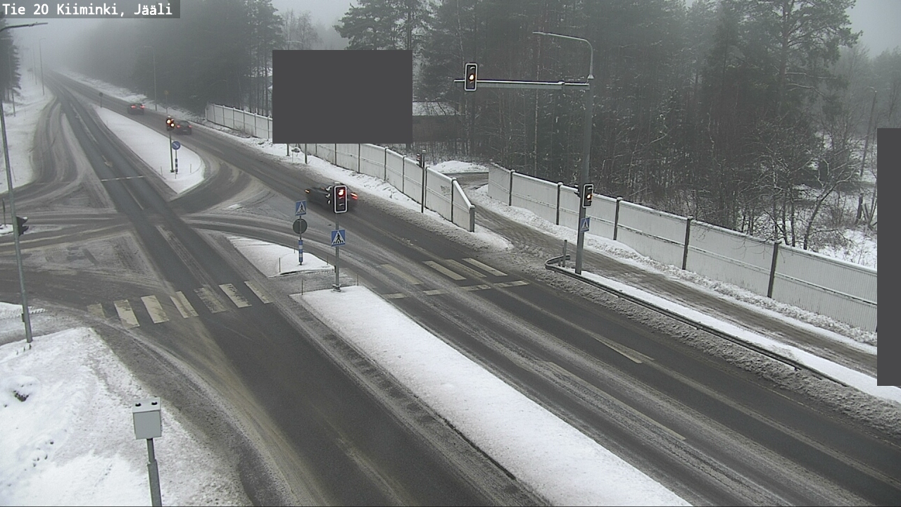 Weather Camera Image Road 20 Oulu Kiiminki, Jääli, Oulu, Pohjois-Pohjanmaa
