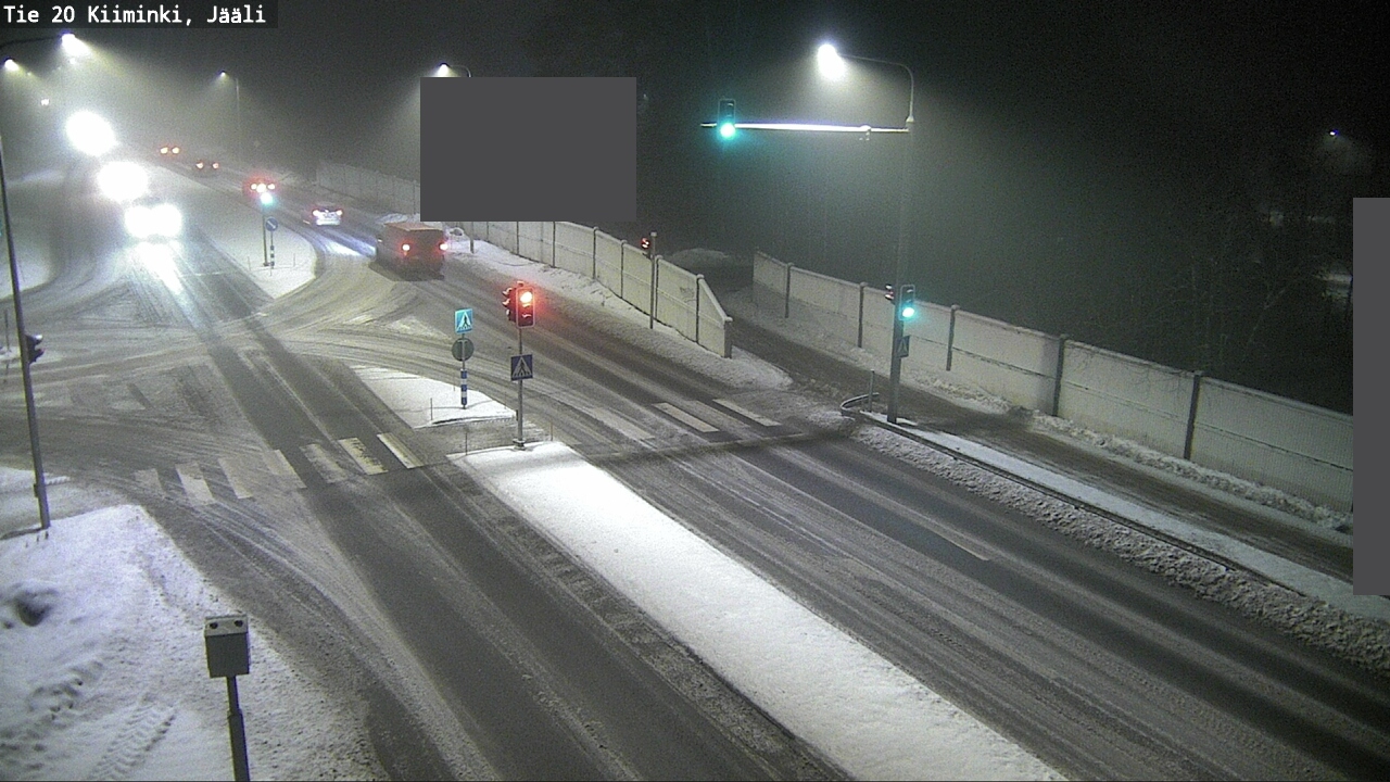 Weather Camera Image Road 20 Oulu Kiiminki, Jääli, Oulu, Pohjois-Pohjanmaa