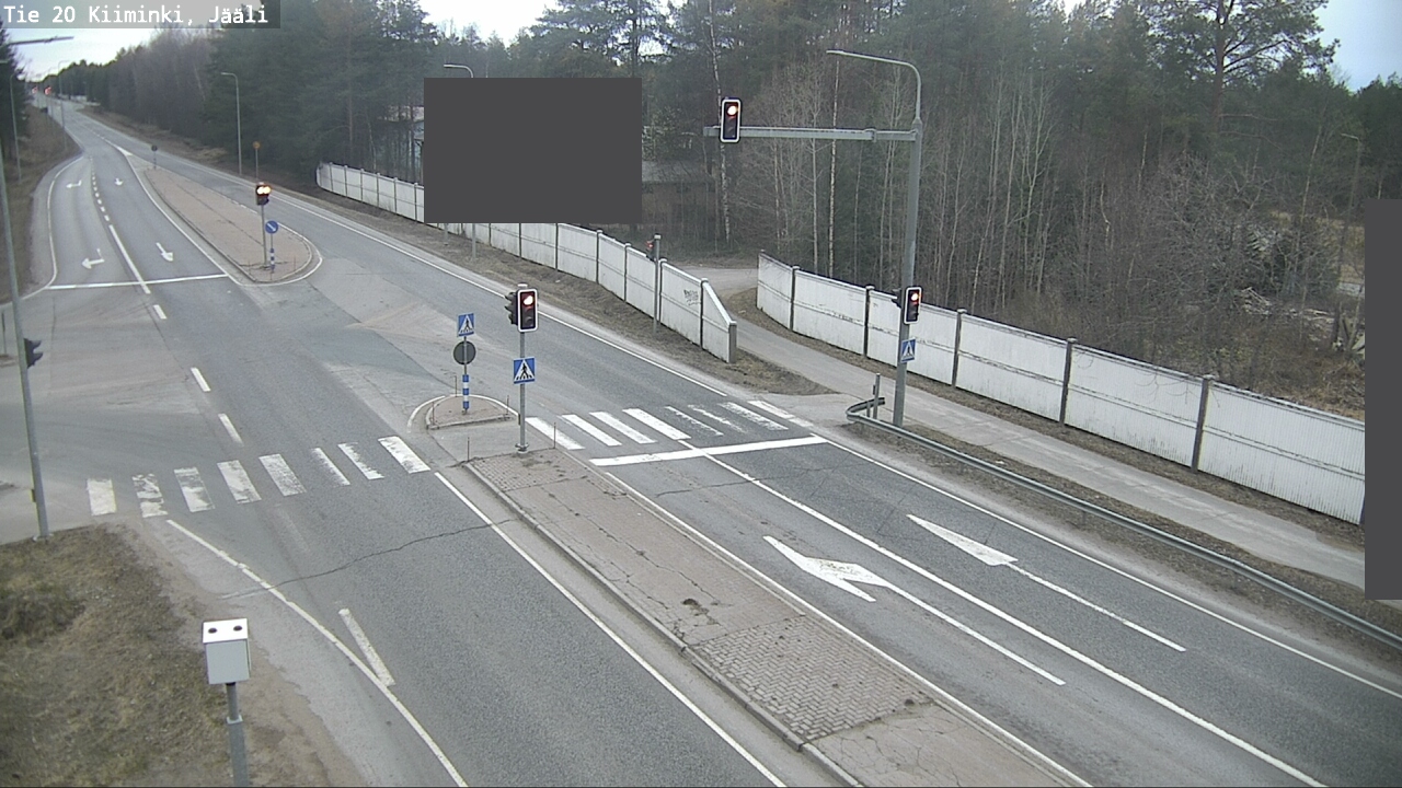 Weather Camera Image Road 20 Oulu Kiiminki, Jääli, Oulu, Pohjois-Pohjanmaa