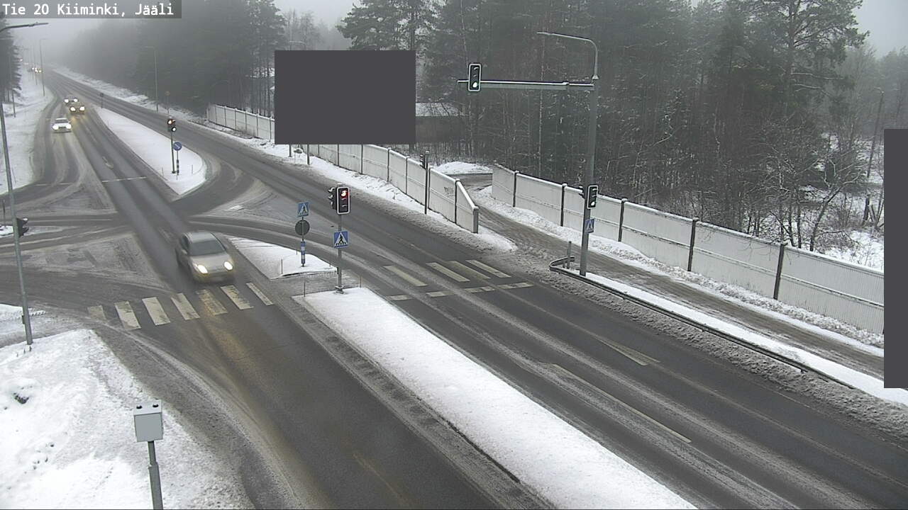 Weather Camera Image Väg 20 Uleåborg Kiiminki, Jääli, Oulu, Pohjois-Pohjanmaa