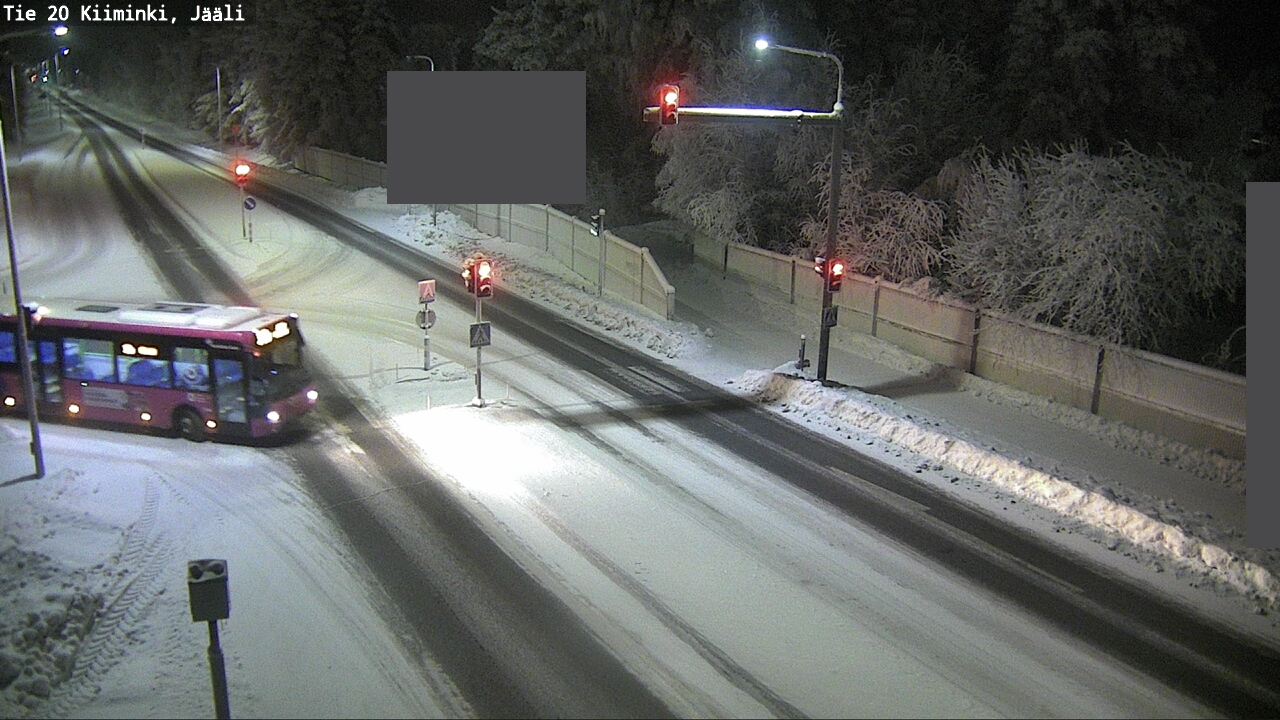 Weather Camera Image Road 20 Oulu Kiiminki, Jääli, Oulu, Pohjois-Pohjanmaa
