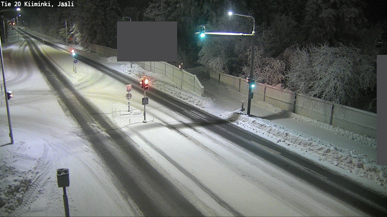 Weather Camera Image Road 20 Oulu Kiiminki, Jääli, Oulu, Pohjois-Pohjanmaa