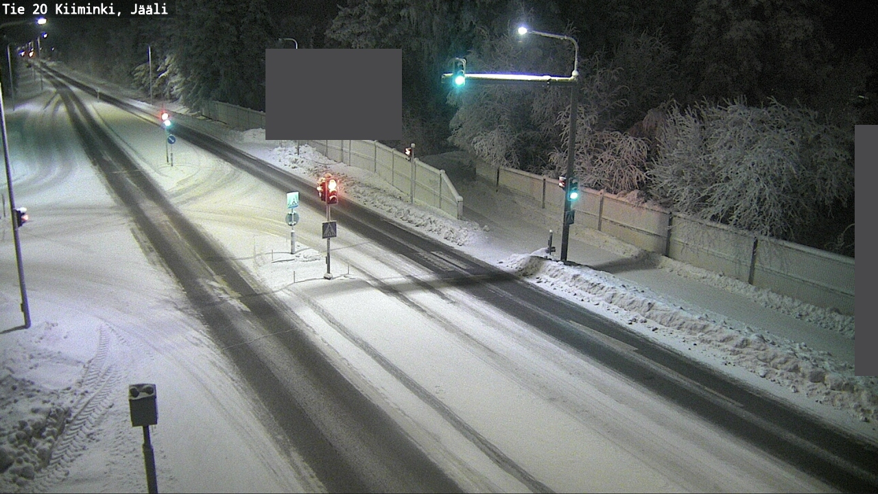 Weather Camera Image Road 20 Oulu Kiiminki, Jääli, Oulu, Pohjois-Pohjanmaa