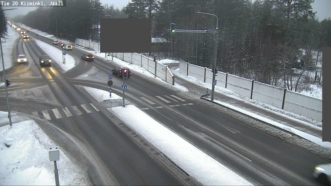 Weather Camera Image Väg 20 Uleåborg Kiiminki, Jääli, Oulu, Pohjois-Pohjanmaa