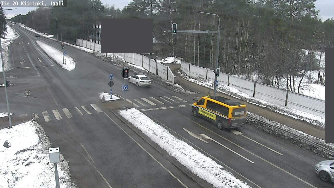 Weather Camera Image Väg 20 Uleåborg Kiiminki, Jääli, Oulu, Pohjois-Pohjanmaa