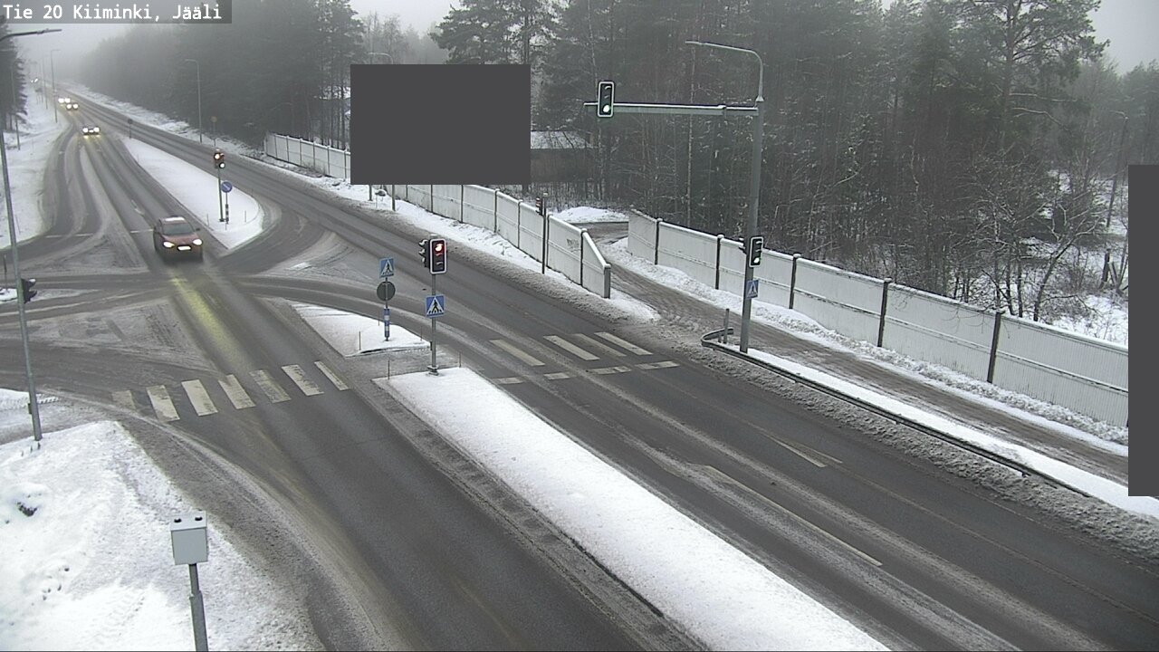Weather Camera Image Väg 20 Uleåborg Kiiminki, Jääli, Oulu, Pohjois-Pohjanmaa