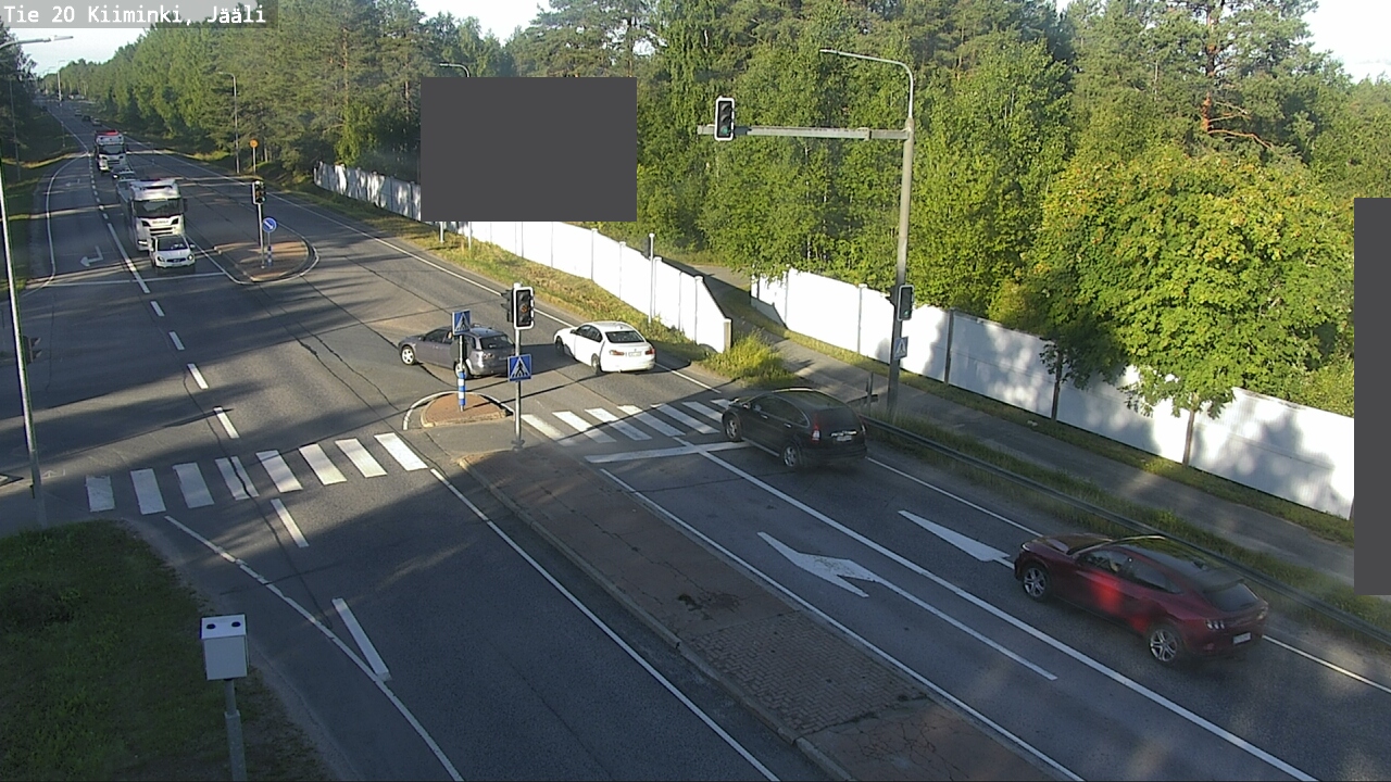 Weather Camera Image Road 20 Oulu Kiiminki, Jääli, Oulu, Pohjois-Pohjanmaa
