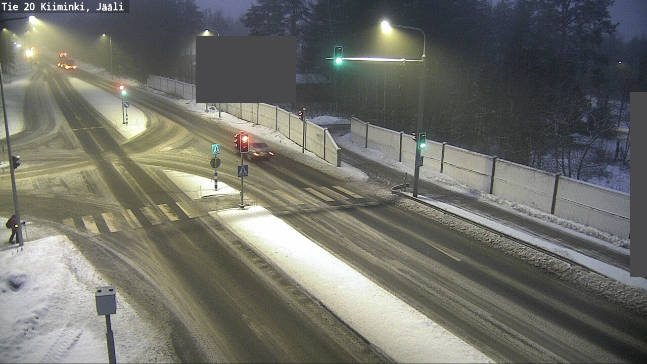 Weather Camera Image Road 20 Oulu Kiiminki, Jääli, Oulu, Pohjois-Pohjanmaa