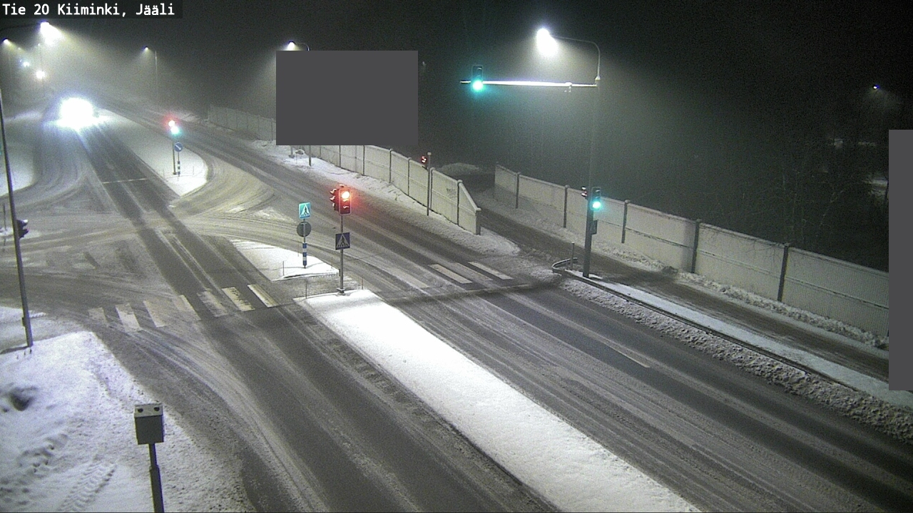 Weather Camera Image Road 20 Oulu Kiiminki, Jääli, Oulu, Pohjois-Pohjanmaa