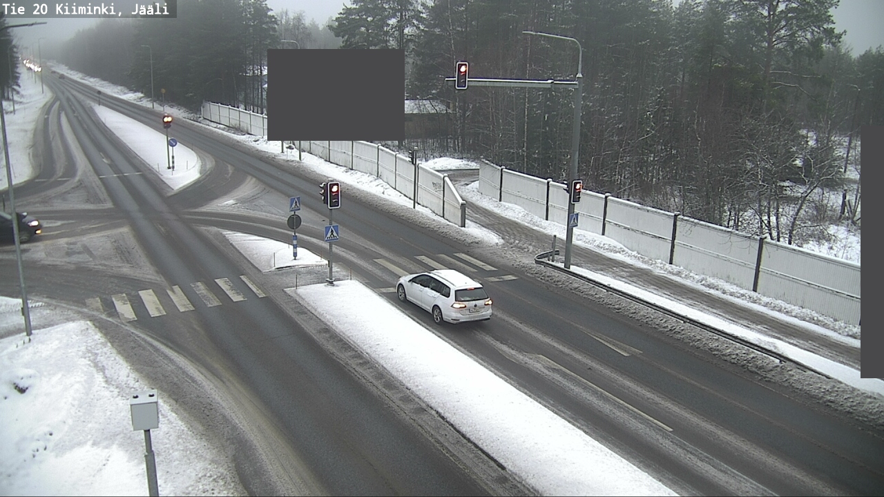 Weather Camera Image Väg 20 Uleåborg Kiiminki, Jääli, Oulu, Pohjois-Pohjanmaa