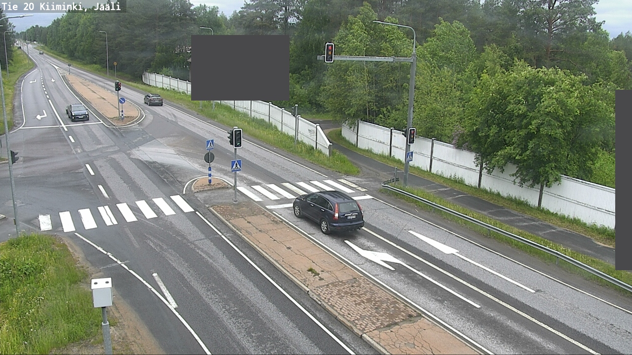 Weather Camera Image Väg 20 Uleåborg Kiiminki, Jääli, Oulu, Pohjois-Pohjanmaa