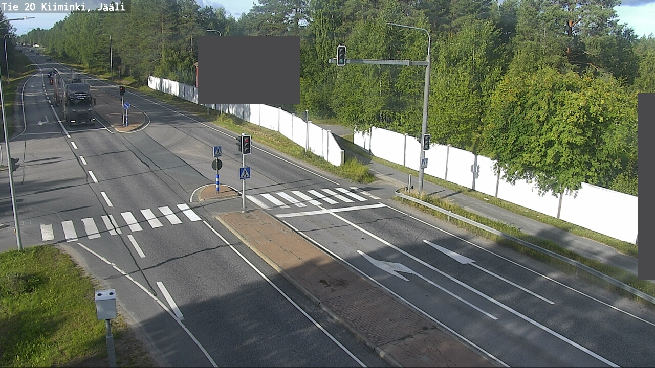 Weather Camera Image Väg 20 Uleåborg Kiiminki, Jääli, Oulu, Pohjois-Pohjanmaa