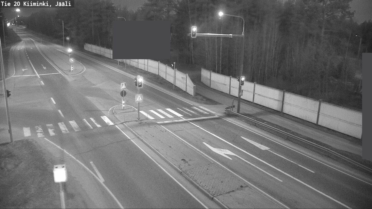 Weather Camera Image Road 20 Oulu Kiiminki, Jääli, Oulu, Pohjois-Pohjanmaa