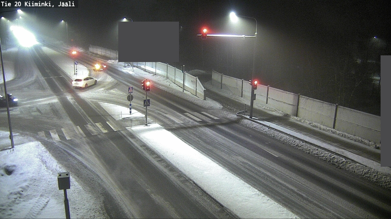 Weather Camera Image Road 20 Oulu Kiiminki, Jääli, Oulu, Pohjois-Pohjanmaa