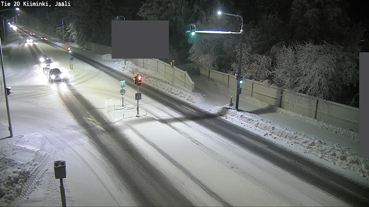 Weather Camera Image Väg 20 Uleåborg Kiiminki, Jääli, Oulu, Pohjois-Pohjanmaa