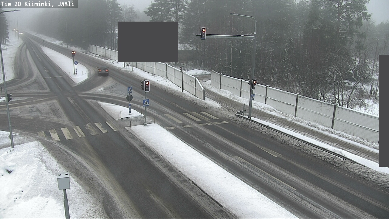 Weather Camera Image Road 20 Oulu Kiiminki, Jääli, Oulu, Pohjois-Pohjanmaa