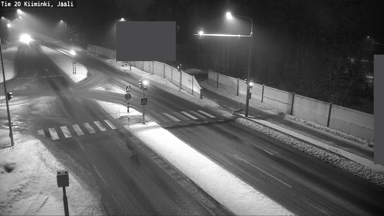 Weather Camera Image Road 20 Oulu Kiiminki, Jääli, Oulu, Pohjois-Pohjanmaa
