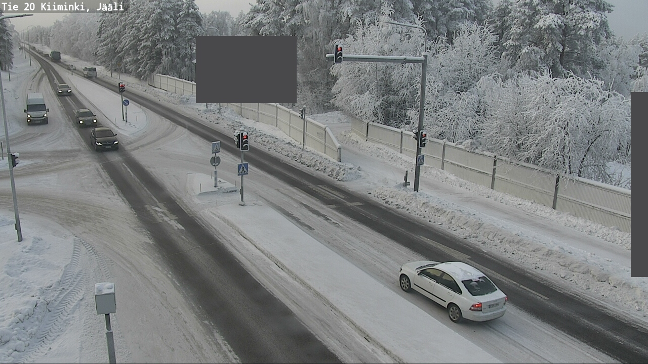 Weather Camera Image Väg 20 Uleåborg Kiiminki, Jääli, Oulu, Pohjois-Pohjanmaa