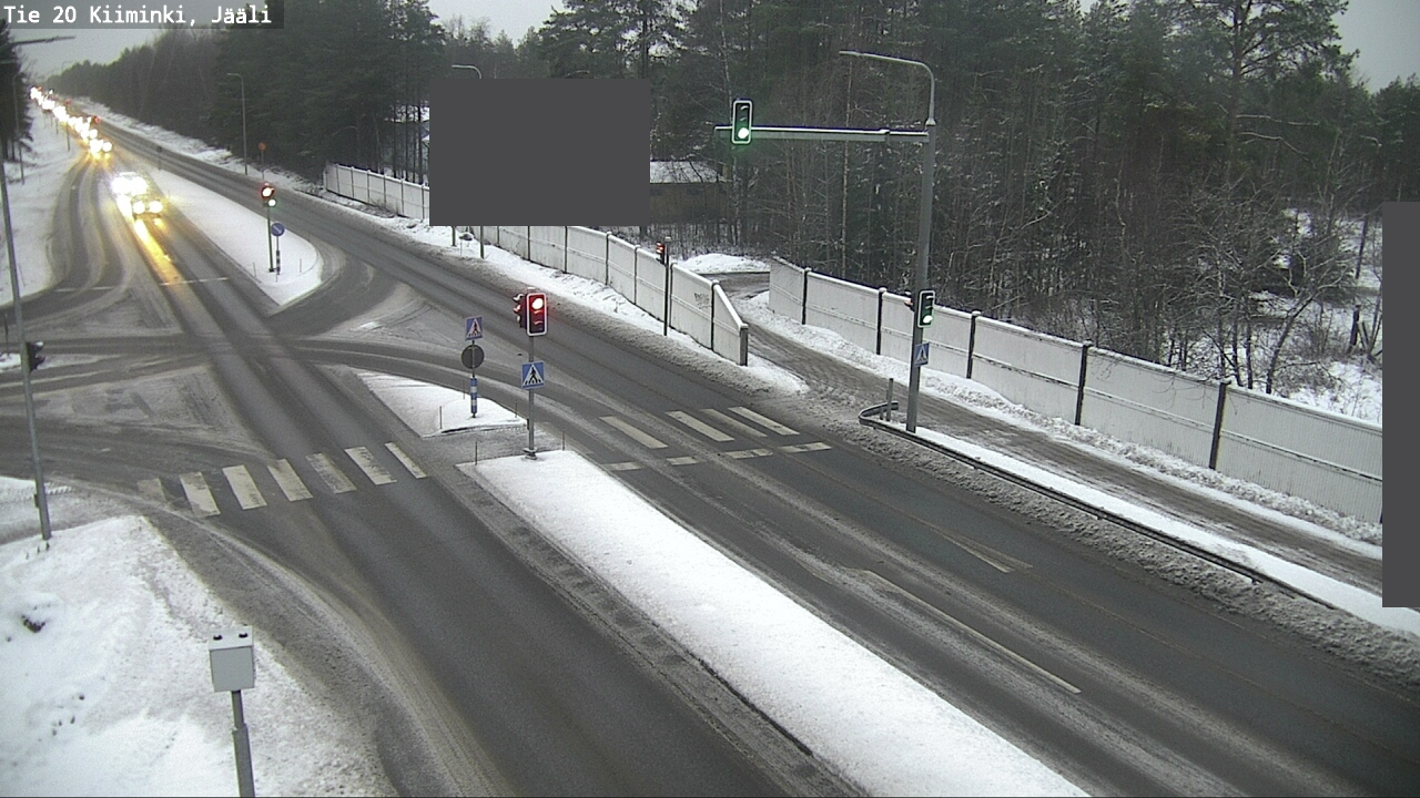 Weather Camera Image Väg 20 Uleåborg Kiiminki, Jääli, Oulu, Pohjois-Pohjanmaa