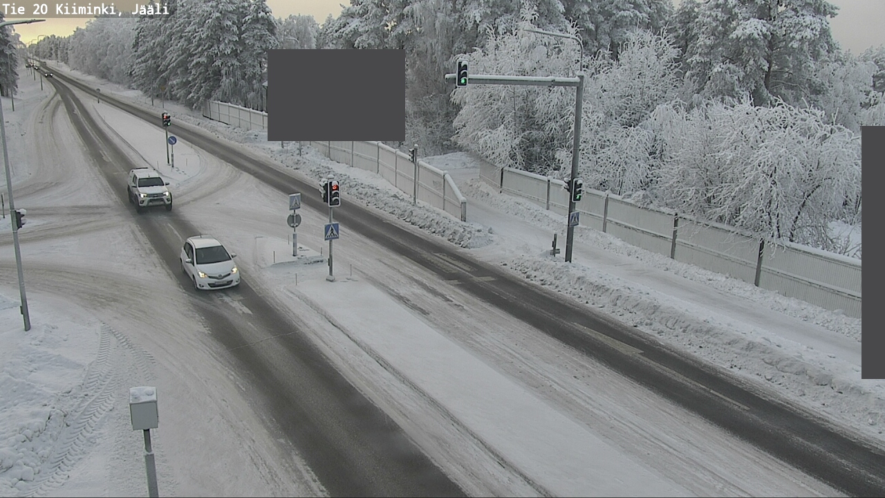 Weather Camera Image Väg 20 Uleåborg Kiiminki, Jääli, Oulu, Pohjois-Pohjanmaa