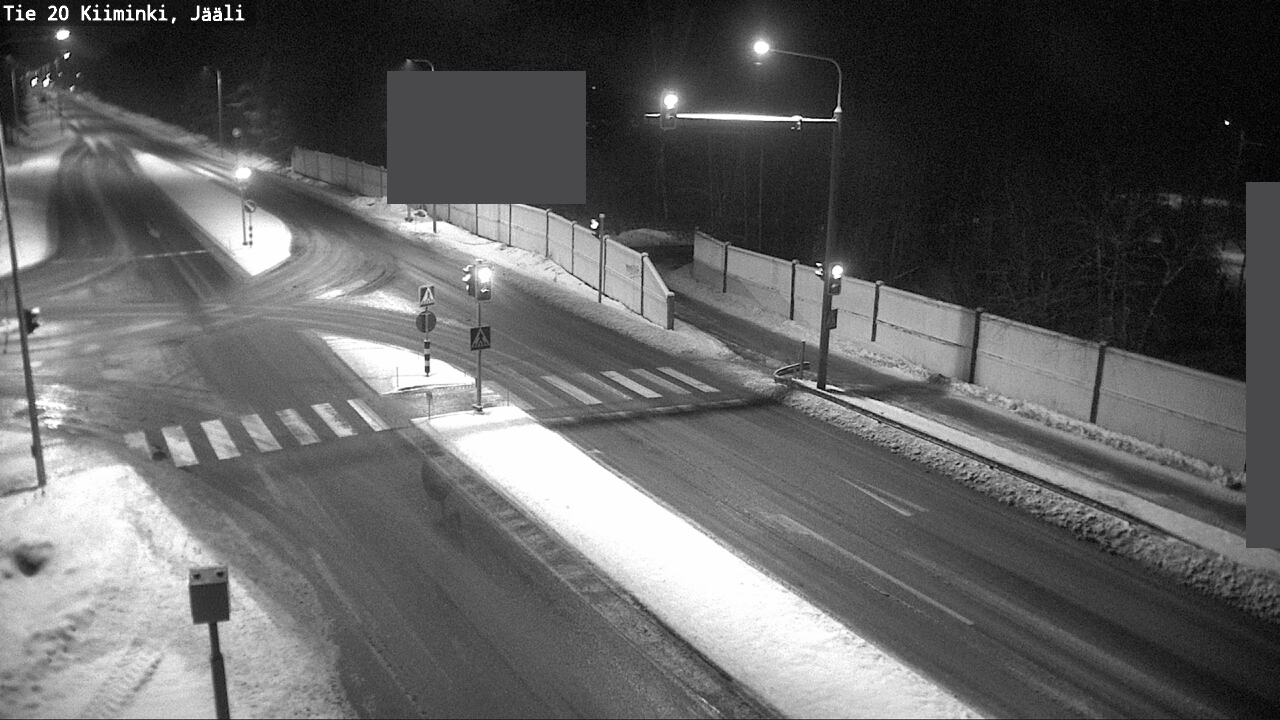 Weather Camera Image Road 20 Oulu Kiiminki, Jääli, Oulu, Pohjois-Pohjanmaa