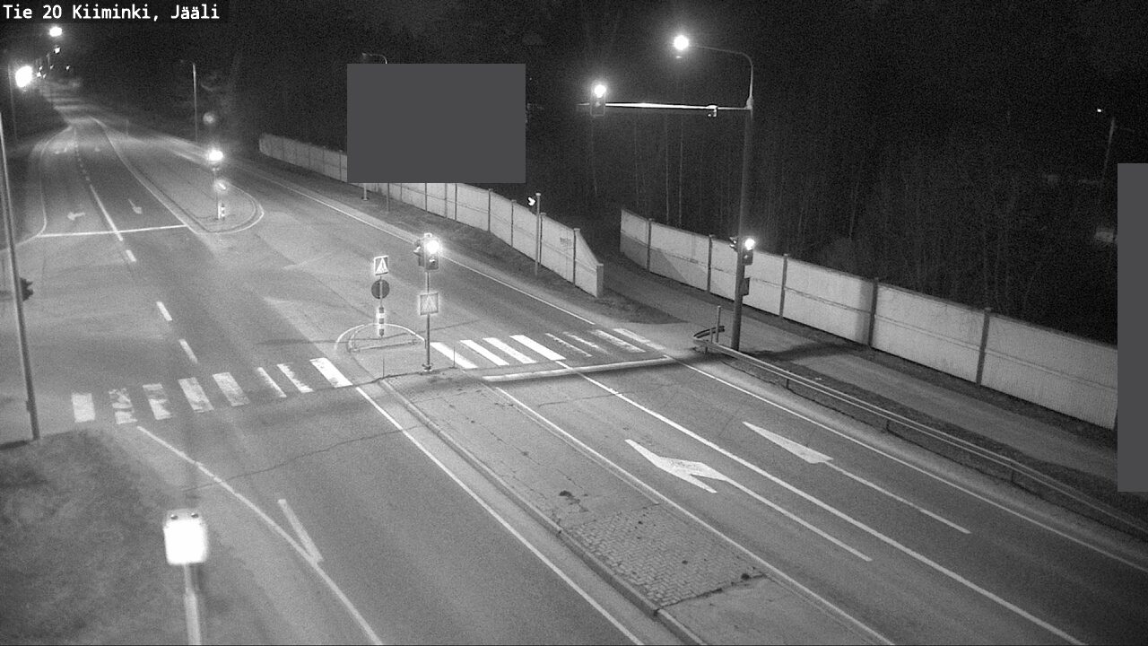 Weather Camera Image Road 20 Oulu Kiiminki, Jääli, Oulu, Pohjois-Pohjanmaa