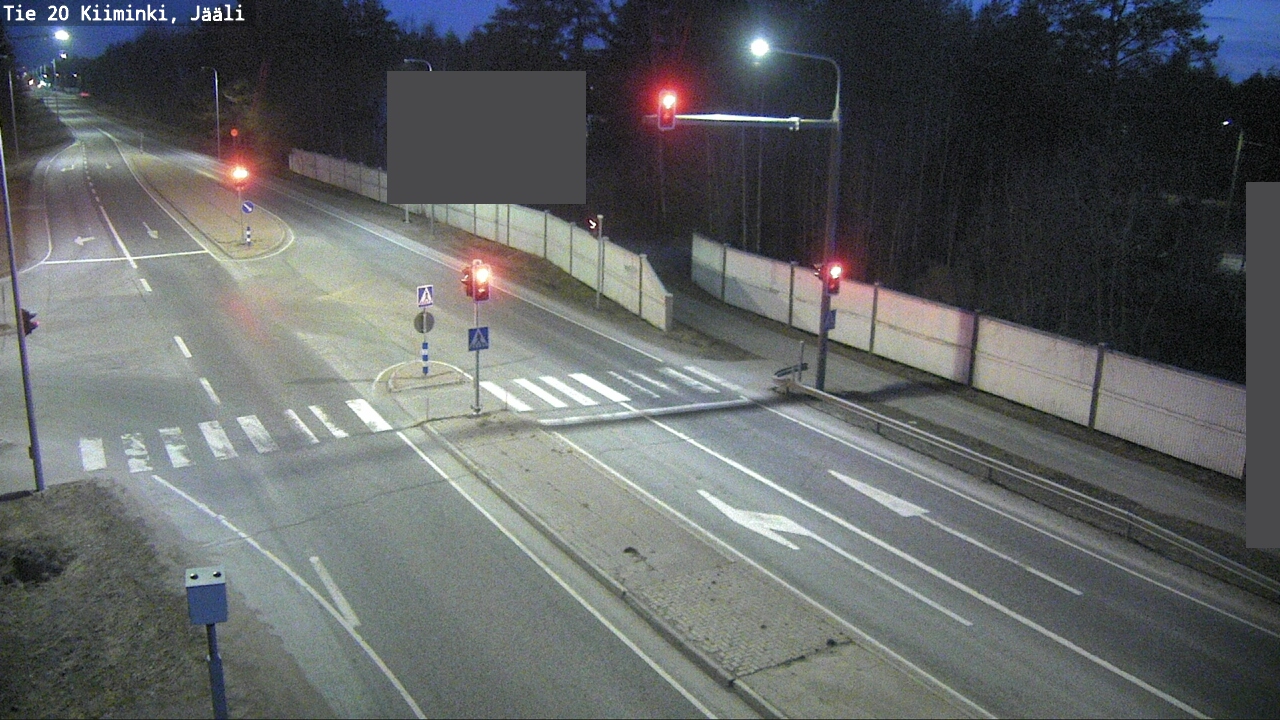 Weather Camera Image Road 20 Oulu Kiiminki, Jääli, Oulu, Pohjois-Pohjanmaa