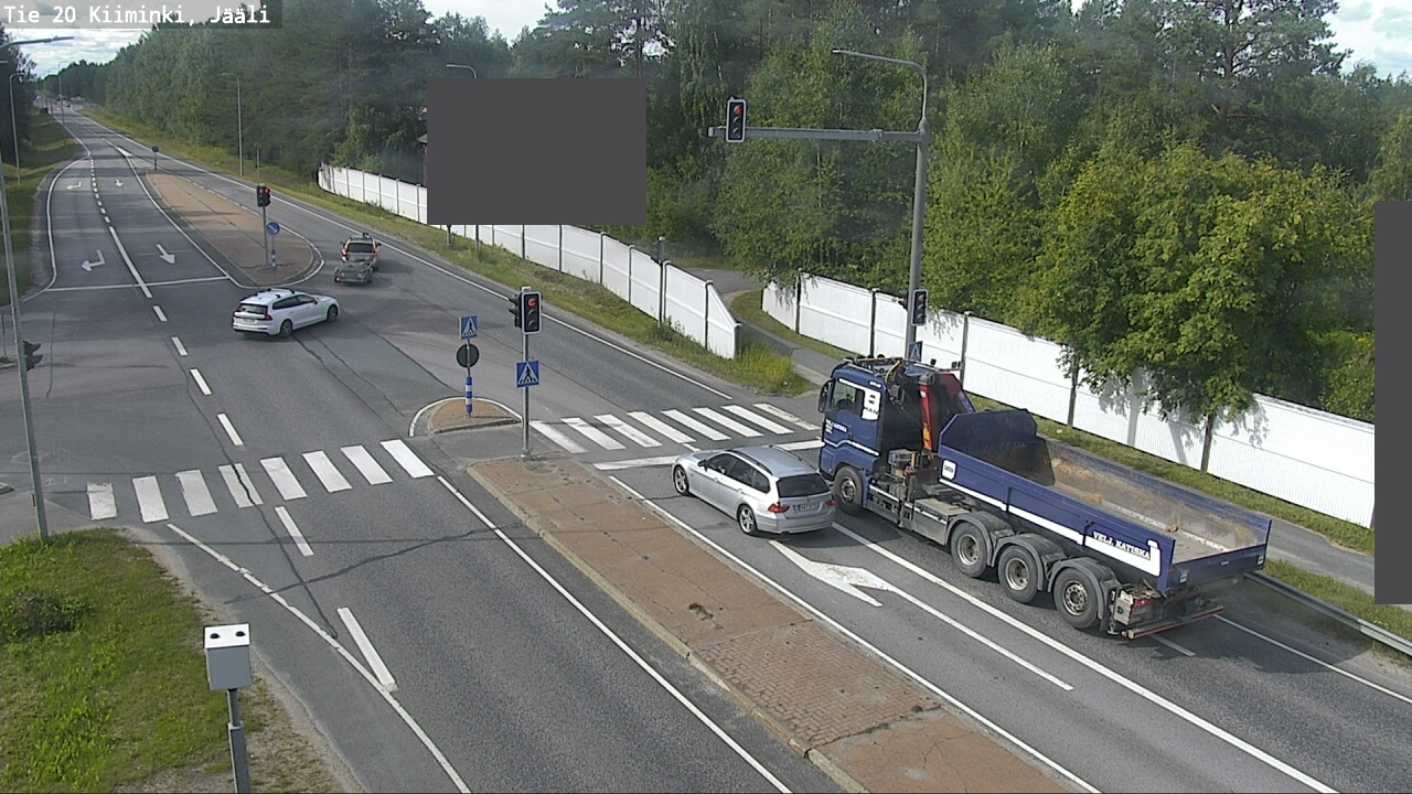 Weather Camera Image Väg 20 Uleåborg Kiiminki, Jääli, Oulu, Pohjois-Pohjanmaa