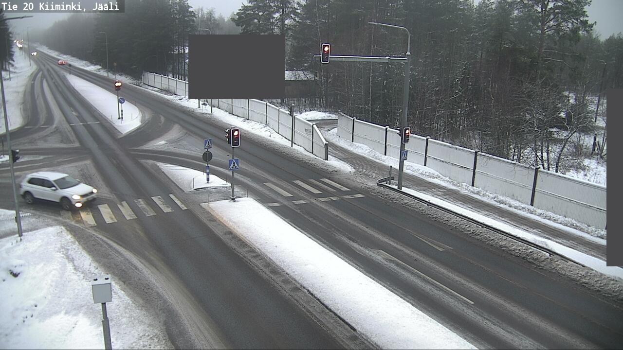 Weather Camera Image Väg 20 Uleåborg Kiiminki, Jääli, Oulu, Pohjois-Pohjanmaa