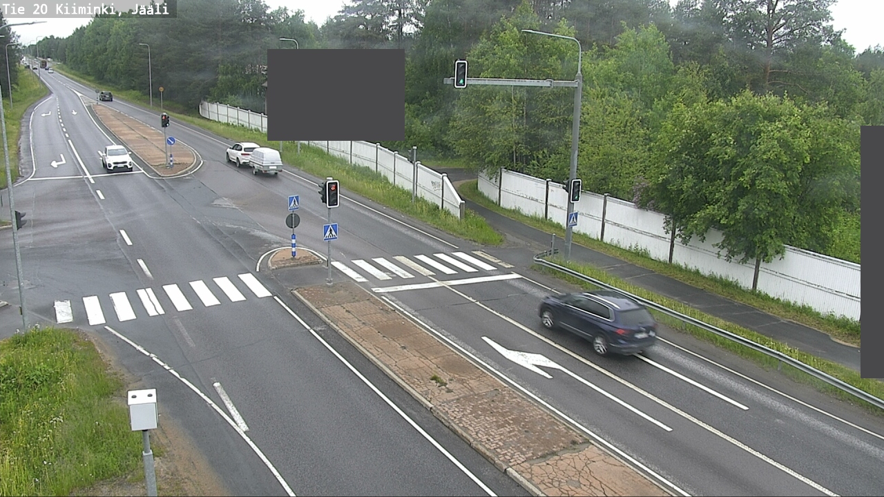 Weather Camera Image Väg 20 Uleåborg Kiiminki, Jääli, Oulu, Pohjois-Pohjanmaa