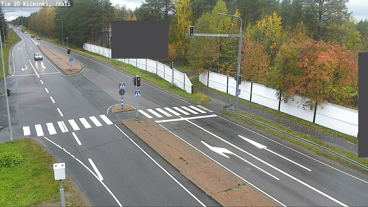 Weather Camera Image Väg 20 Uleåborg Kiiminki, Jääli, Oulu, Pohjois-Pohjanmaa