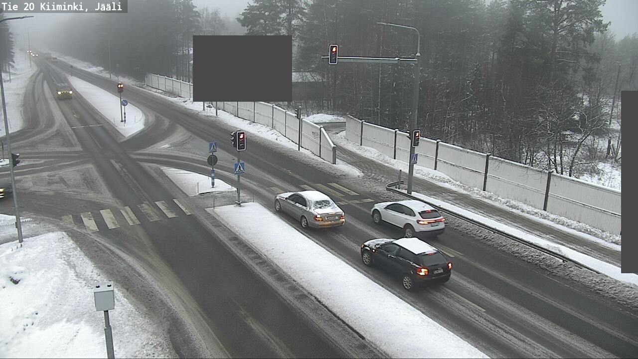 Weather Camera Image Road 20 Oulu Kiiminki, Jääli, Oulu, Pohjois-Pohjanmaa