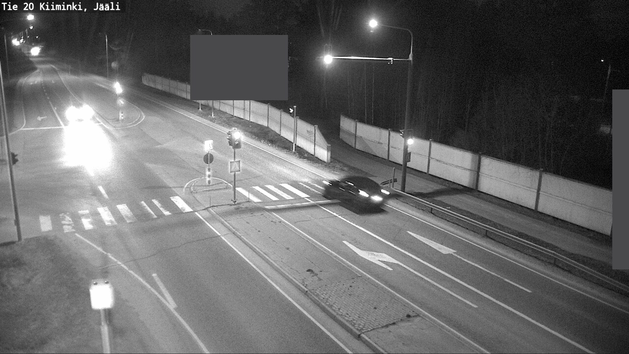 Weather Camera Image Road 20 Oulu Kiiminki, Jääli, Oulu, Pohjois-Pohjanmaa