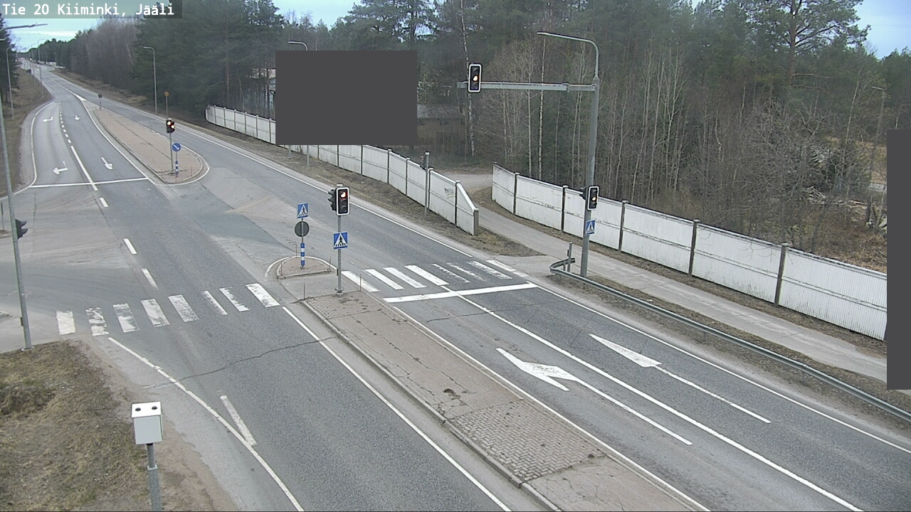Weather Camera Image Road 20 Oulu Kiiminki, Jääli, Oulu, Pohjois-Pohjanmaa