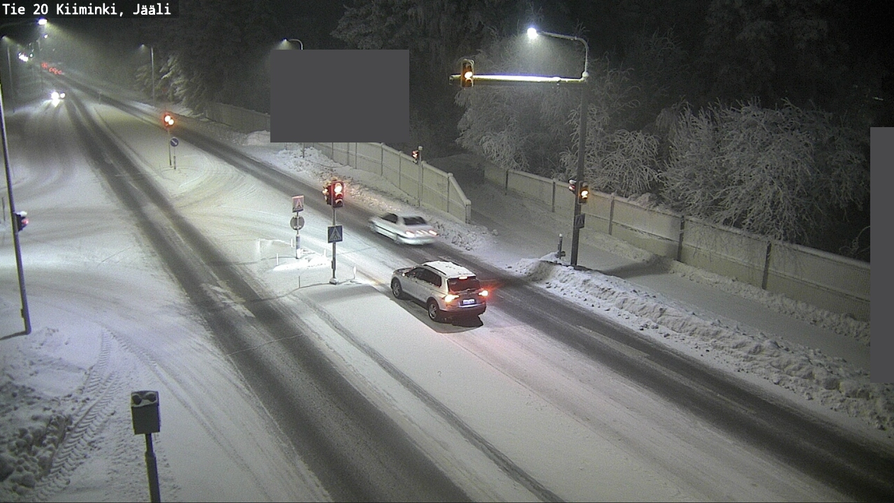 Weather Camera Image Väg 20 Uleåborg Kiiminki, Jääli, Oulu, Pohjois-Pohjanmaa