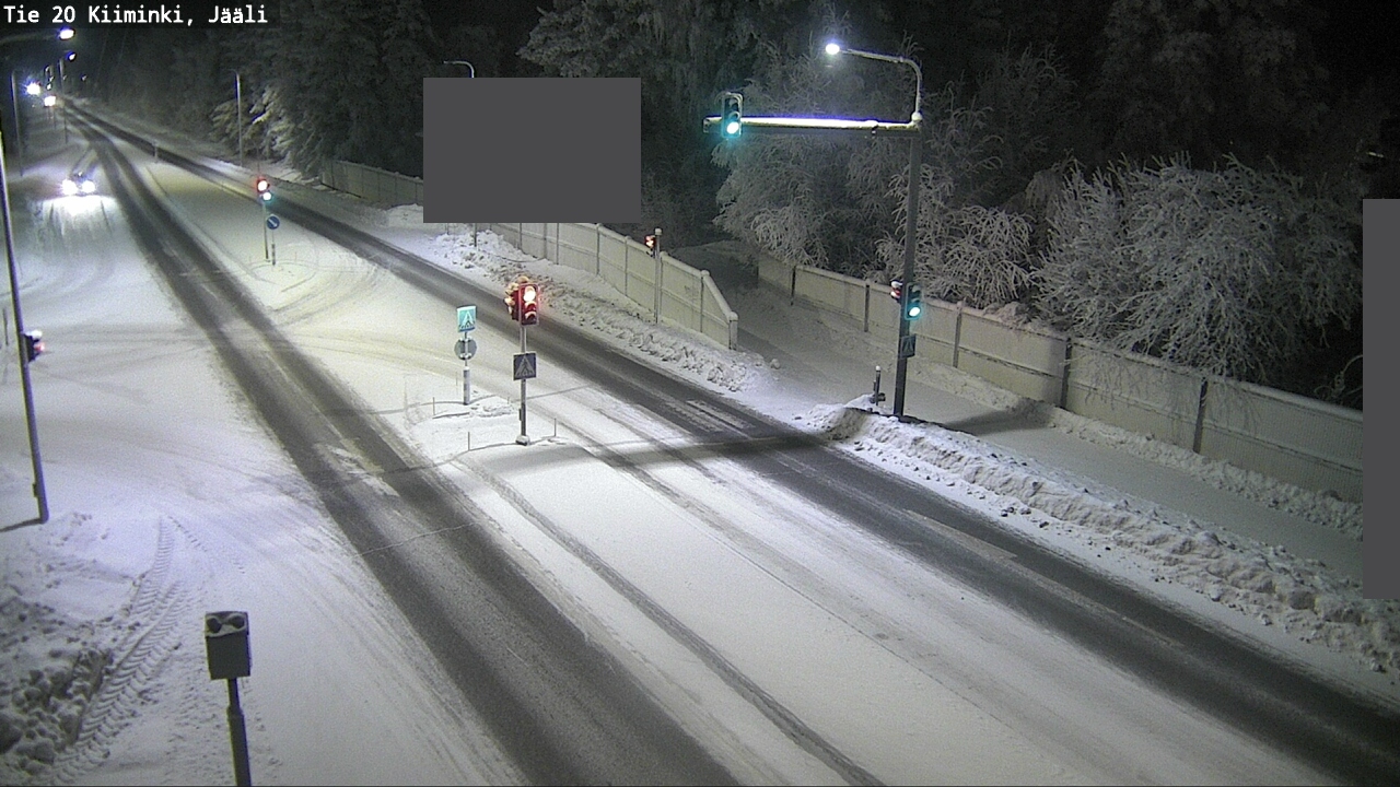Weather Camera Image Väg 20 Uleåborg Kiiminki, Jääli, Oulu, Pohjois-Pohjanmaa